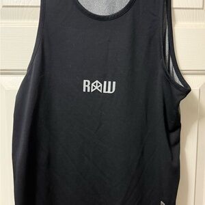 Black RAW Gear Sleeveless Tank Top